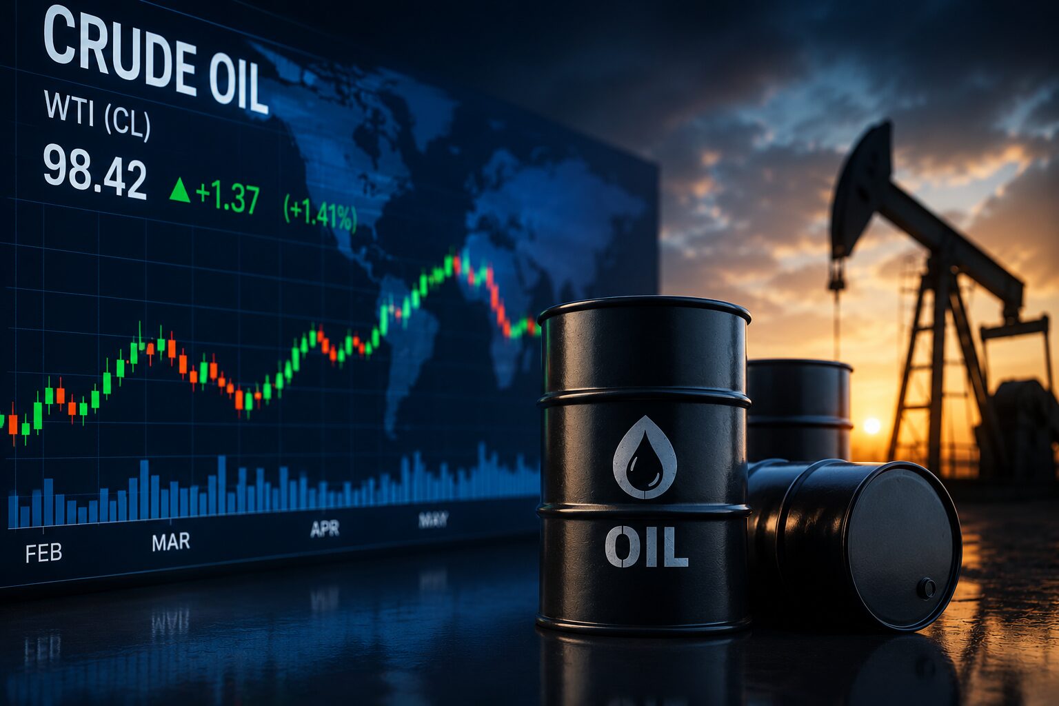 Цена На Петрола Днес Анализ На Crude Oil (Cl) И Какво Движи Пазара На 13 Май 2026 Цена На Петрола Днес Анализ На Crude Oil (Cl) И Какво Движи Пазара На 13 Май 2026